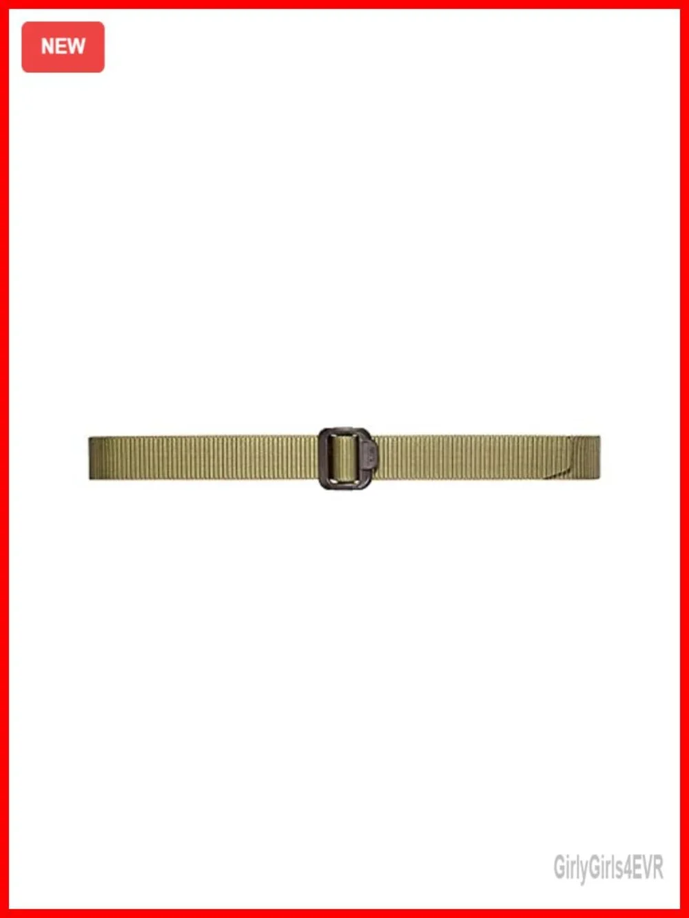 Tactical Nylon Belt 1.5 Inch Duty TSA Friendly EDC